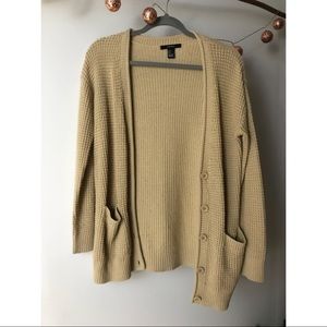 Knitted long cardigan